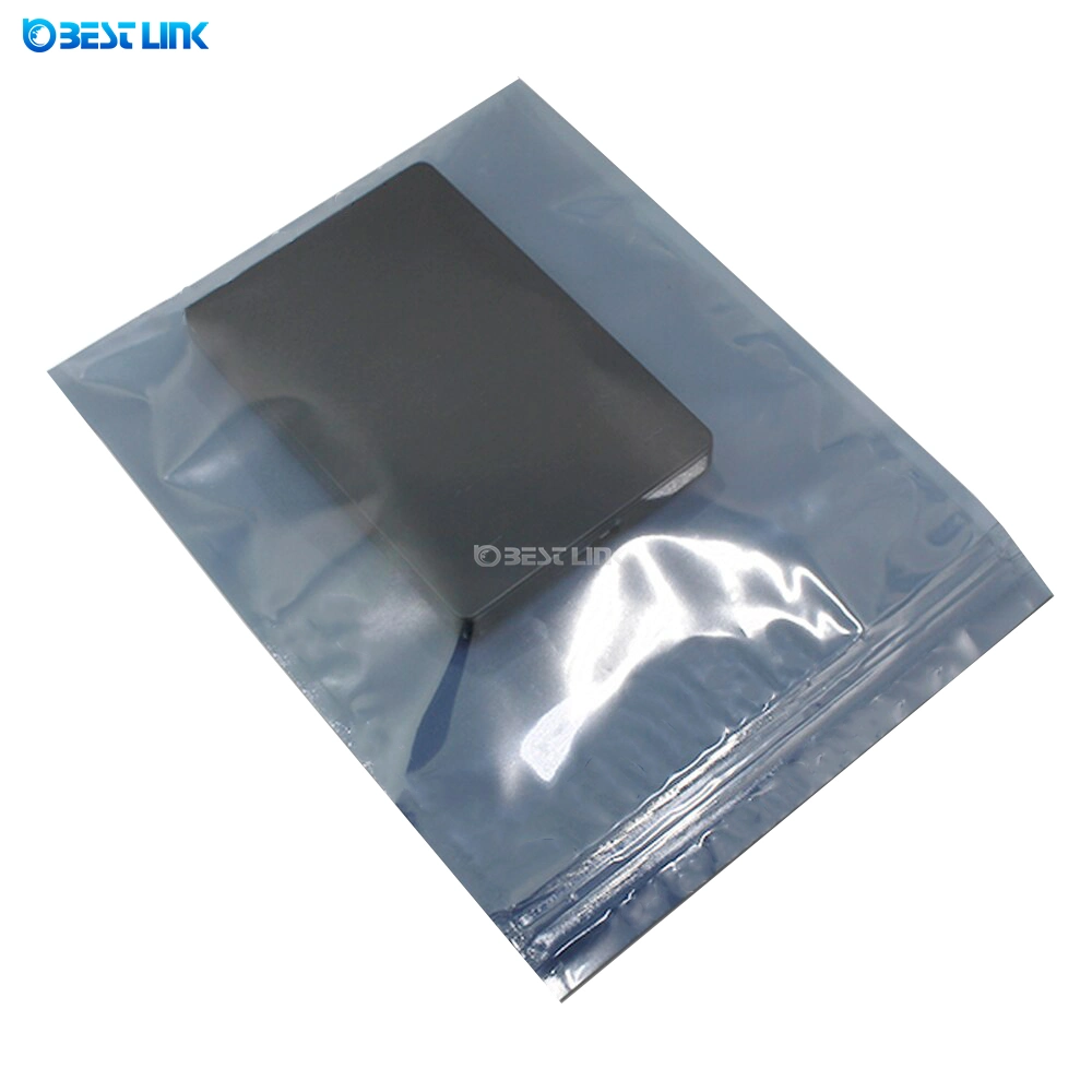 ESD Shielding Bags Poly Bags Static Shielding Bags with Zip-Lock / Open-Top for Packaging Electronic Products