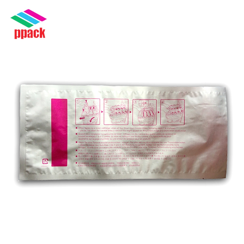 Wholesale Three Layer Laminated Aluminum Foil Bag for Toner Cartridges/ OPC Drum/OPC Drum Made in China Package Manufacture